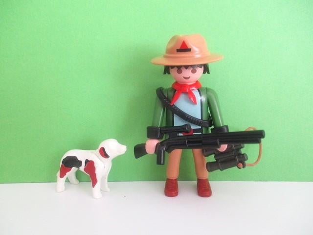 playmobil Ranger Hunter 3828 vintage, Ophalen of Verzenden, Zo goed als nieuw, Complete set
