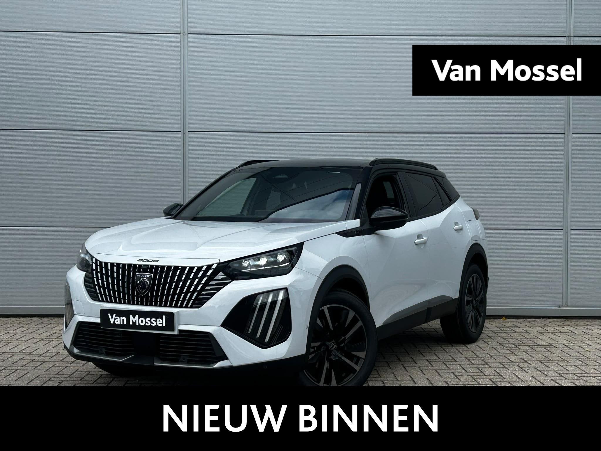 Peugeot 2008 1.2 Hybrid 145 GT | Camera | Adaptieve Cruise C, Auto's, Euro 6, 1199 cc, Leder en Stof, Wit