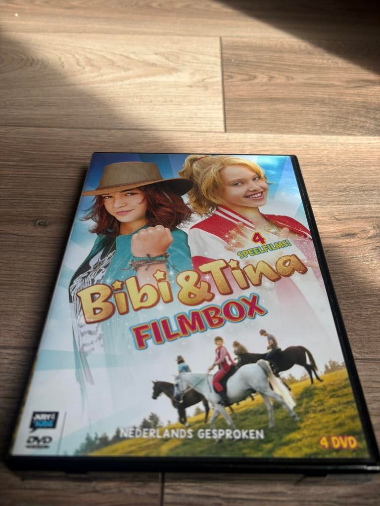 Bibi&Tina filmbox met 4 films, Alle leeftijden, Ophalen of Verzenden, Zo goed als nieuw
