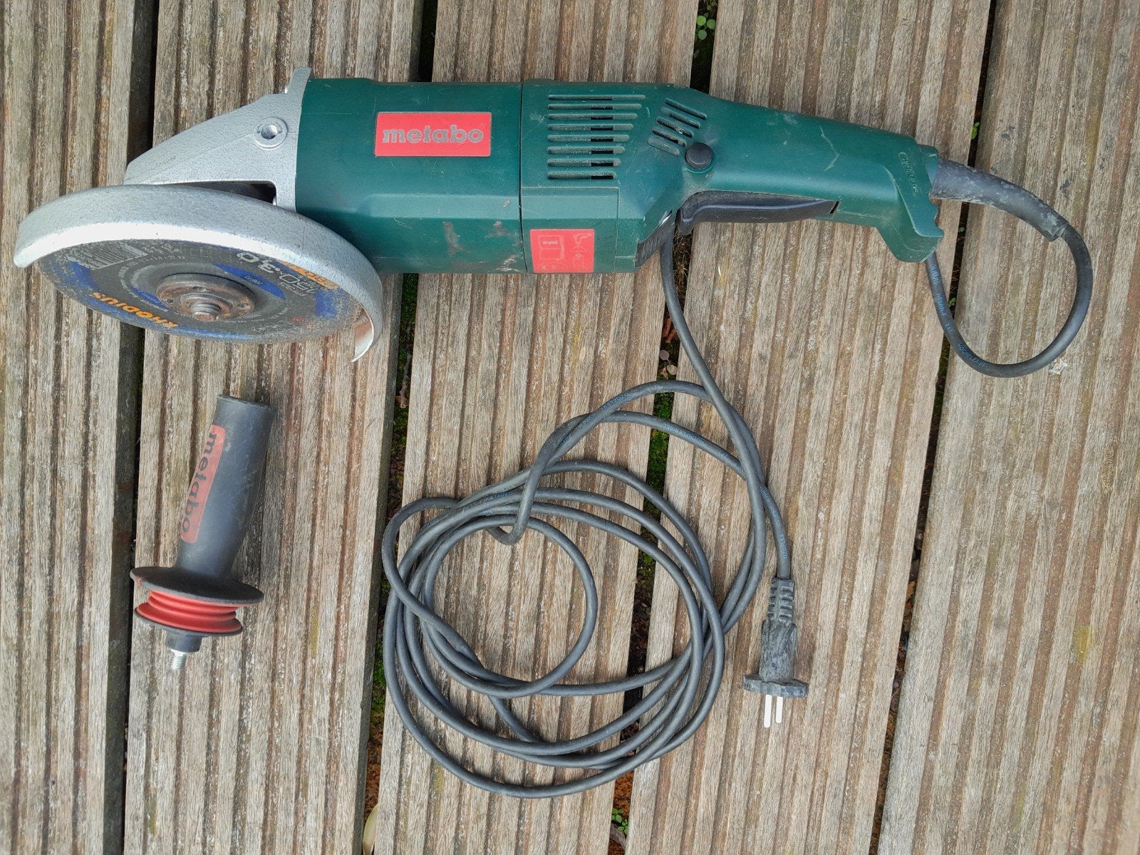 metabo slijptol 150 mm, Ophalen of Verzenden, Minder dan 700 watt, Haakse handslijpmachine