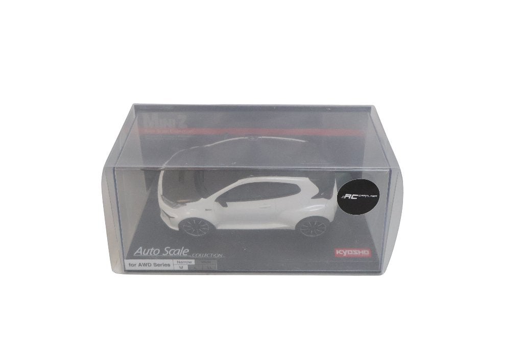 Kyosho Autoscale Mini-Z Toyota GRMN Yaris Rally White, Ophalen of Verzenden, Nieuw, Overige schalen, Auto onroad