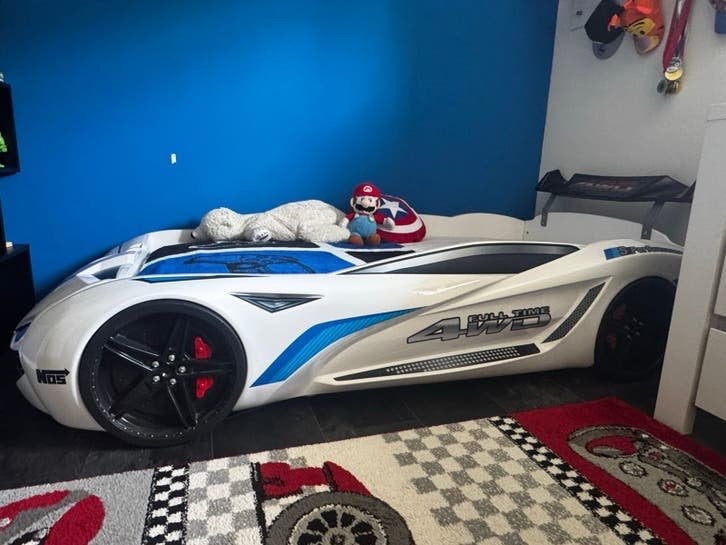 2 Luxe Autobedden 90x200 – Alleen als Set te Koop!, Huis en Inrichting, Slaapkamer | Bedden, Ophalen, Overige materialen, Gebruikt