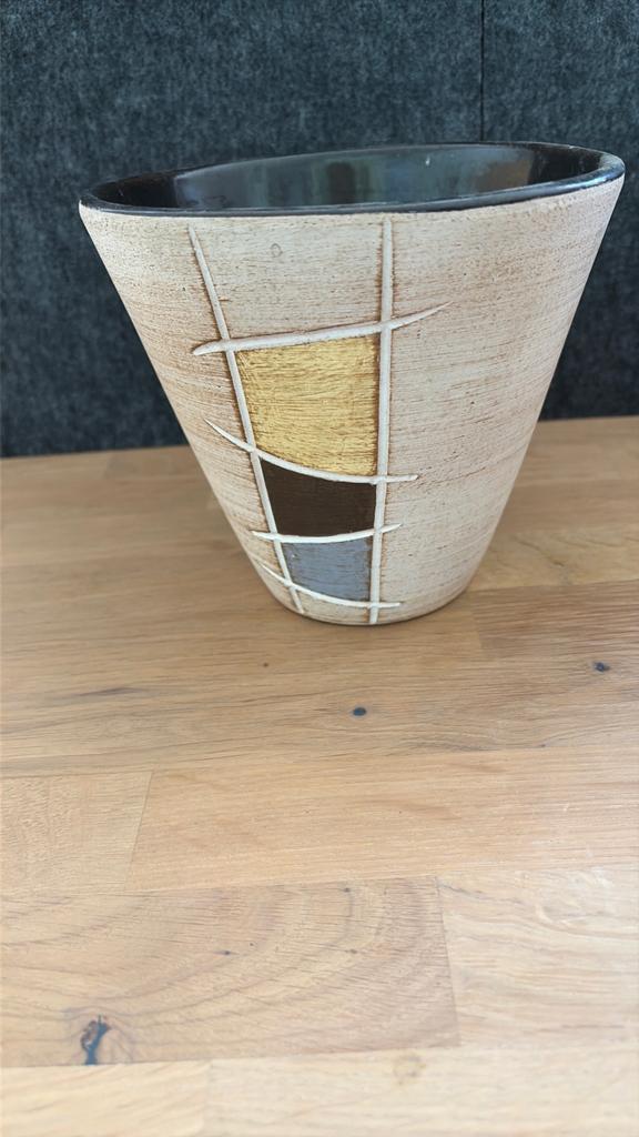 Vintage jaren 50 bloempot, Ophalen, Huis en Inrichting