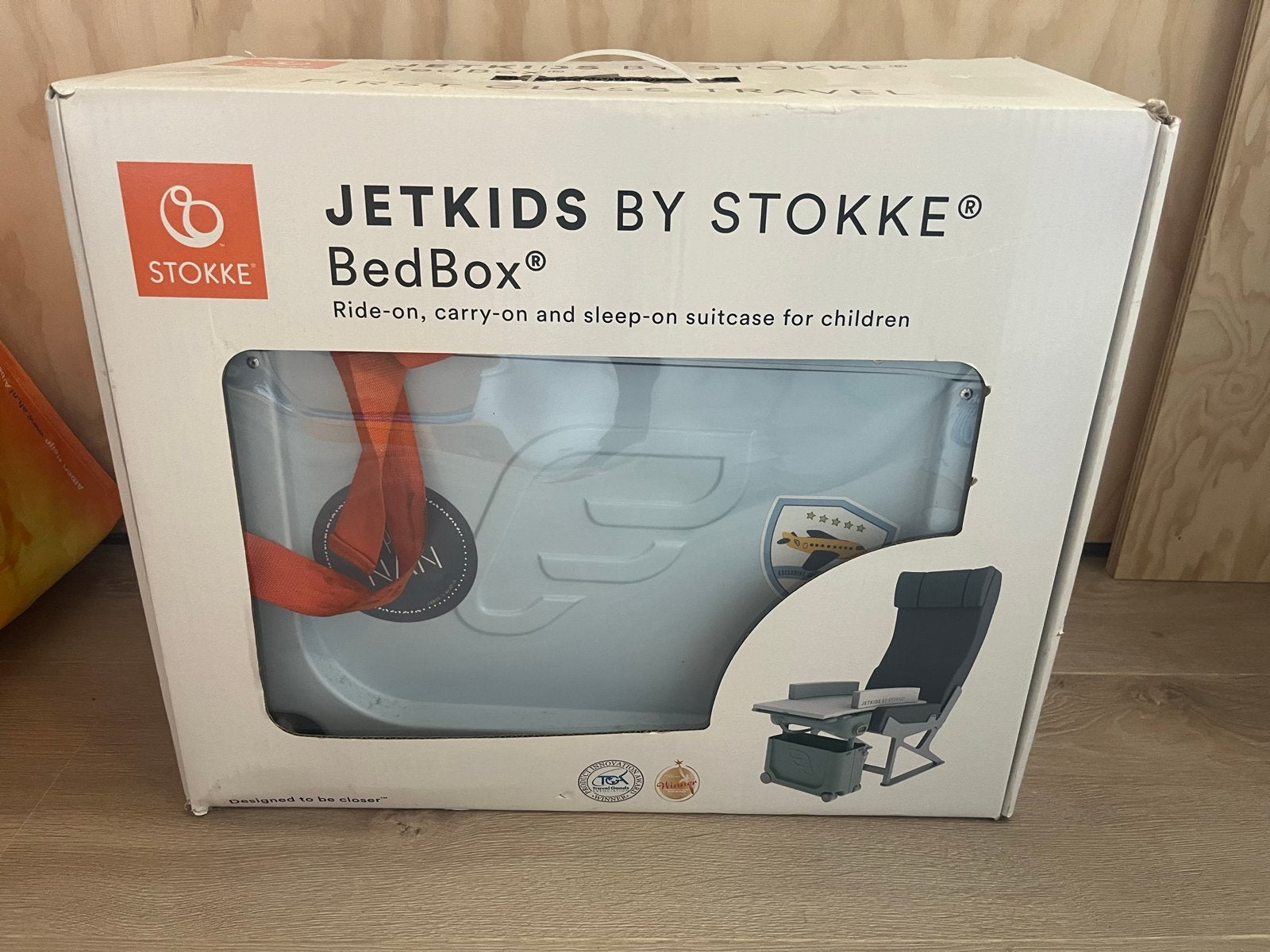 Stokke JetKids BedBox - Reisbedje en koffer in één, Ophalen, Zo goed als nieuw