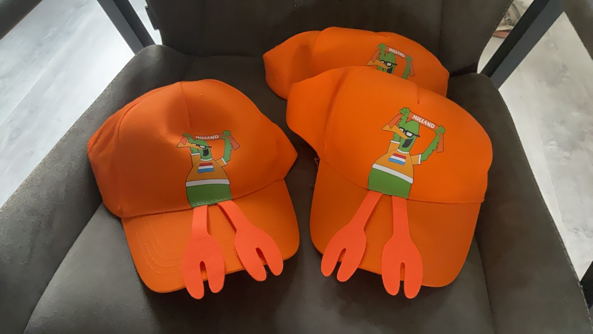 Rene van der gijp petten oranje vandaag inside, Maat XL, Ophalen of Verzenden, Nieuw, Overige typen