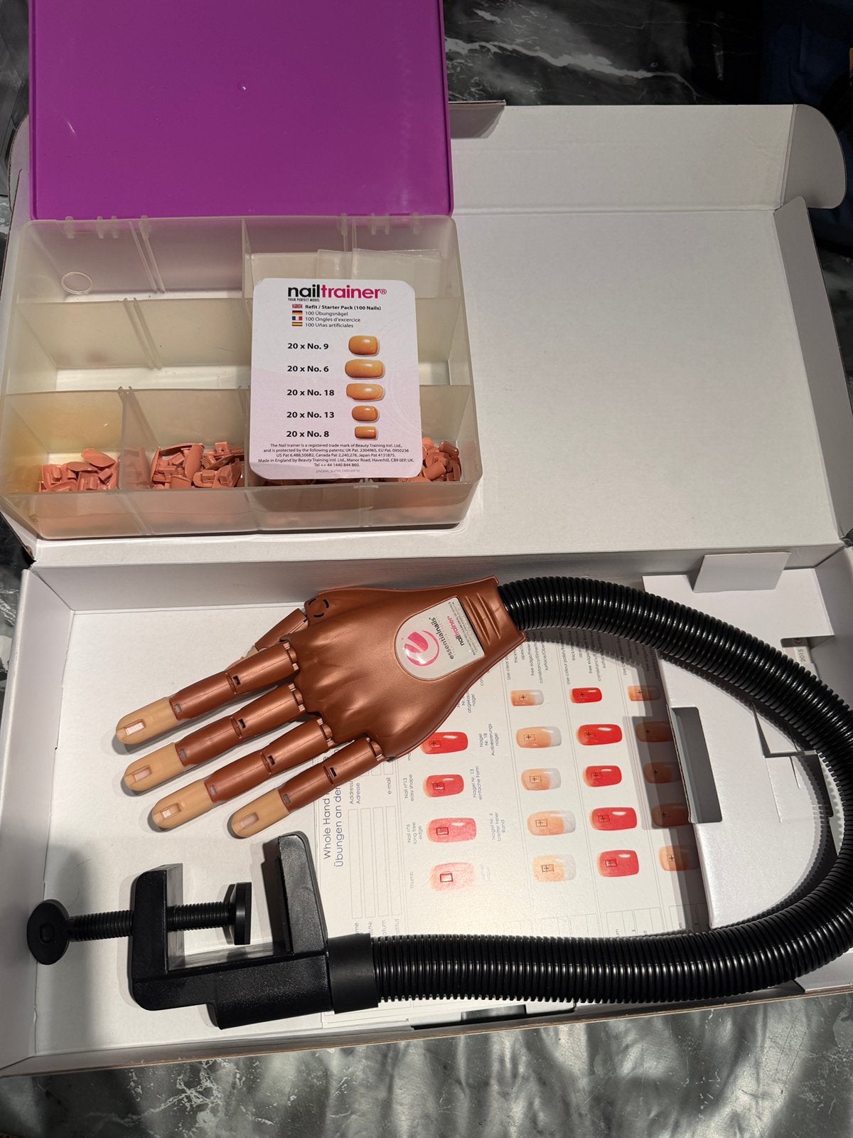 Nail trainer met extra nagels, Ophalen of Verzenden, Zo goed als nieuw, Handen en Nagels