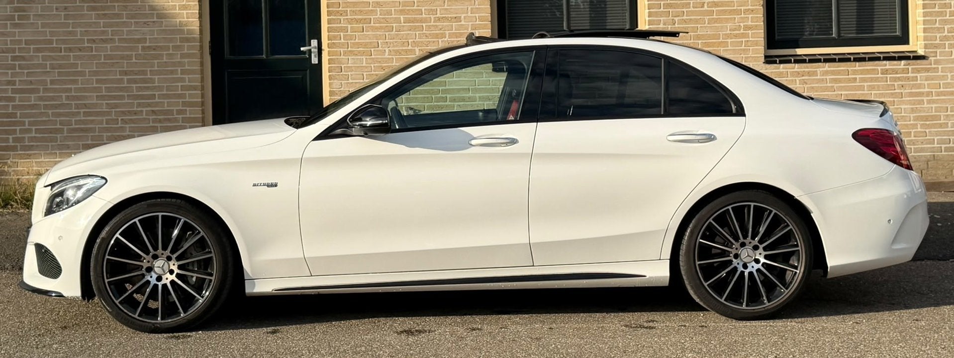 Mercedes-Benz C-klasse AMG C43 4MATIC |PANO|360|ACC|KEYLESS, Auto's, 367 pk, Leder, Bedrijf, Vierwielaandrijving