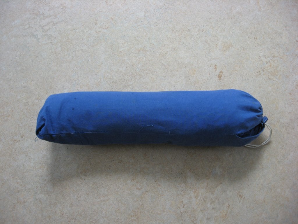 Vintage katoenen windscherm blauw jaren 70 igst, Ophalen of Verzenden, Gebruikt
