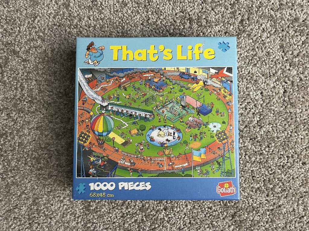 Thats's Life Puzzel 1000 stukjes van Goliath, Hobby en Vrije tijd, Denksport en Puzzels, Ophalen of Verzenden, 500 t/m 1500 stukjes