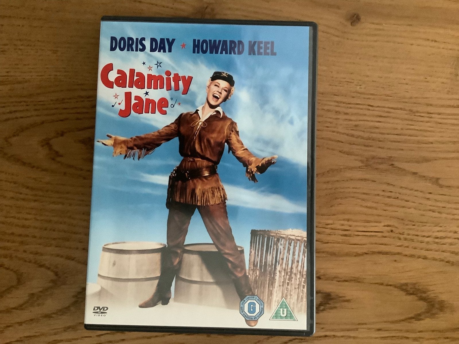 12). Calamity Jane met Doris Day, Howard Keel (Musical)., Alle leeftijden, Ophalen of Verzenden, Zo goed als nieuw