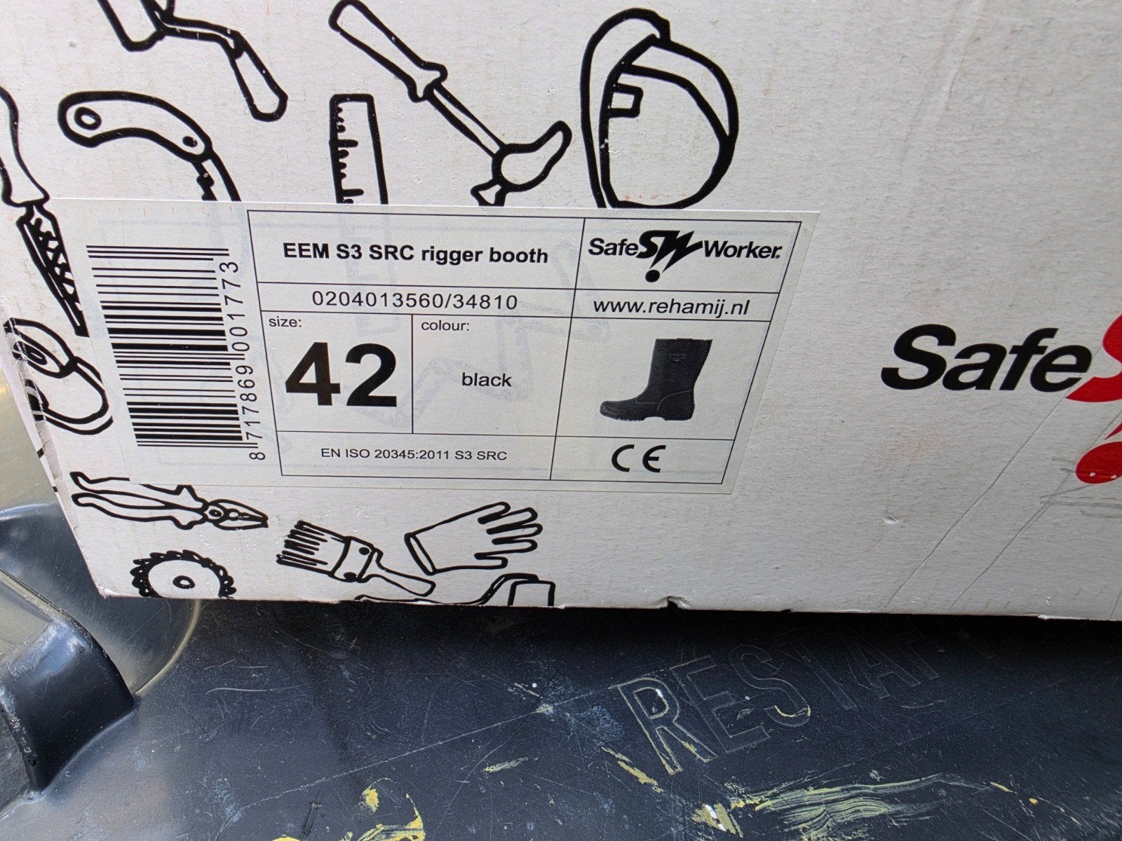 Nieuwe Safe Worker S3 SRC Rigger Boots - Maat 42, Tuin en Terras, Ophalen, Nieuw