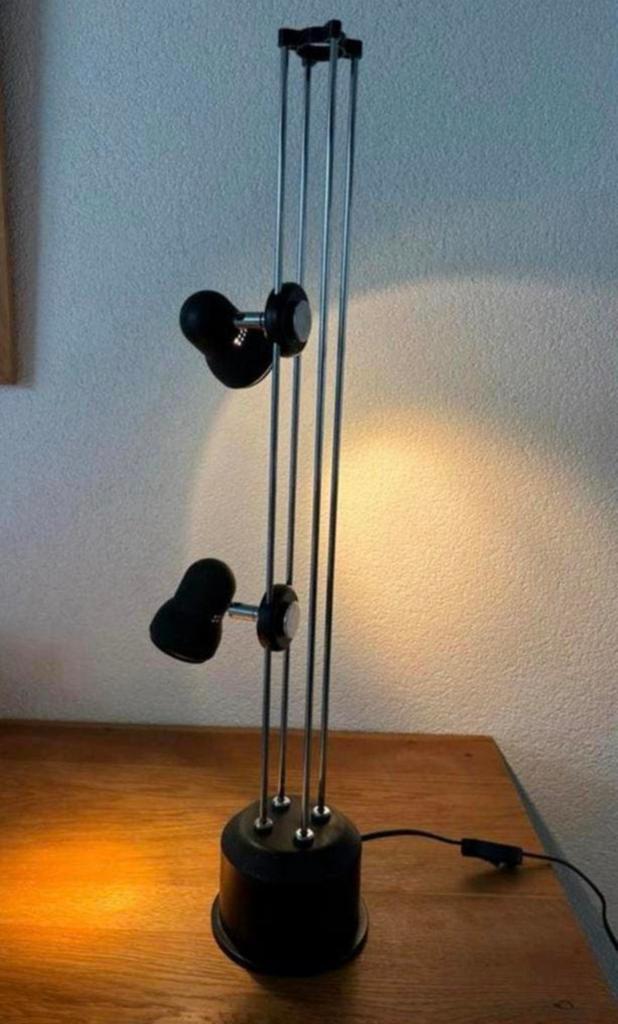 Massieve Vintage Lift Tafellamp jaren ‘80, Ophalen of Verzenden, Gebruikt, Minder dan 50 cm