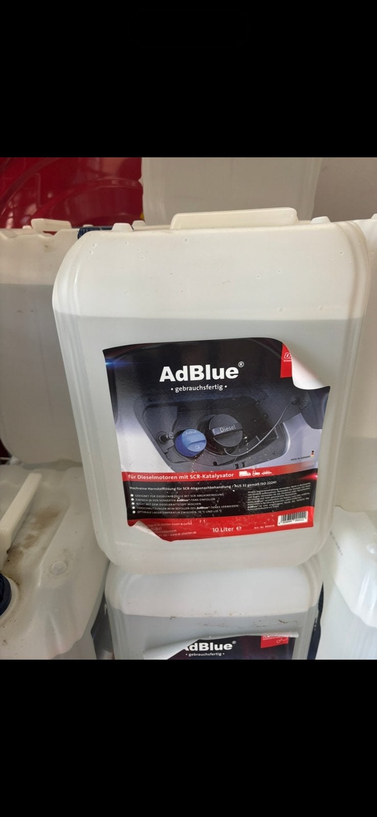 AdBlue 10 liter jerrycans, Ophalen