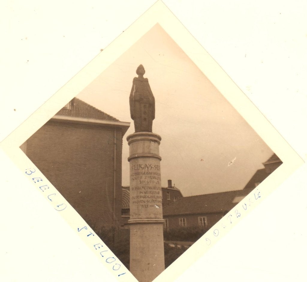 OOSTBURG " St.Eligius -patroon der metaalbewerkers, Verzamelen, Verzenden, 1920 tot 1940, Ongelopen, Zeeland