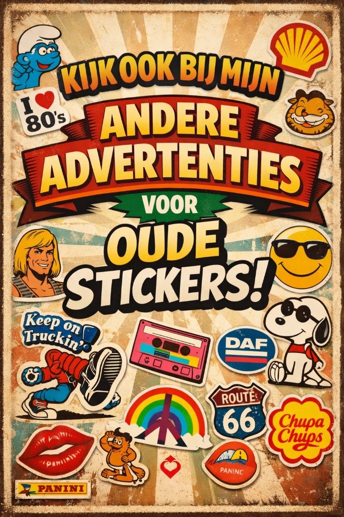 Sticker: PTT weg - Strop voor Den Haag, Verzamelen, Stickers, Zo goed als nieuw, Bedrijf of Vereniging, Ophalen of Verzenden