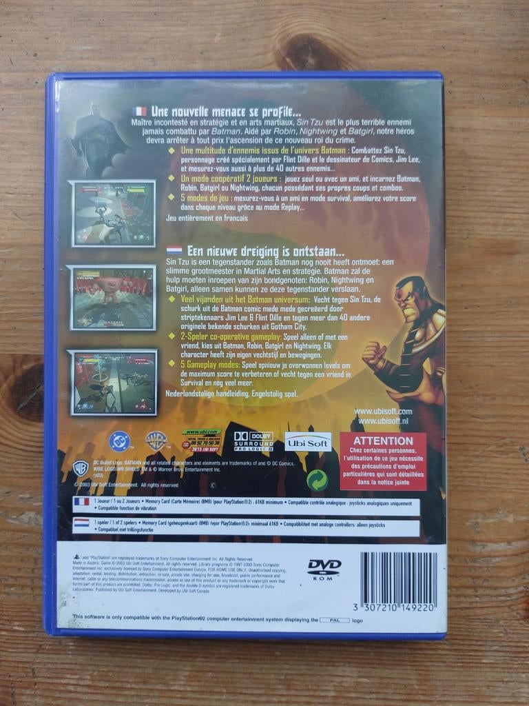 PS2 spel batman rise of sin tzu playstation 2, Spelcomputers en Games, Games | Sony PlayStation 2, Ophalen of Verzenden