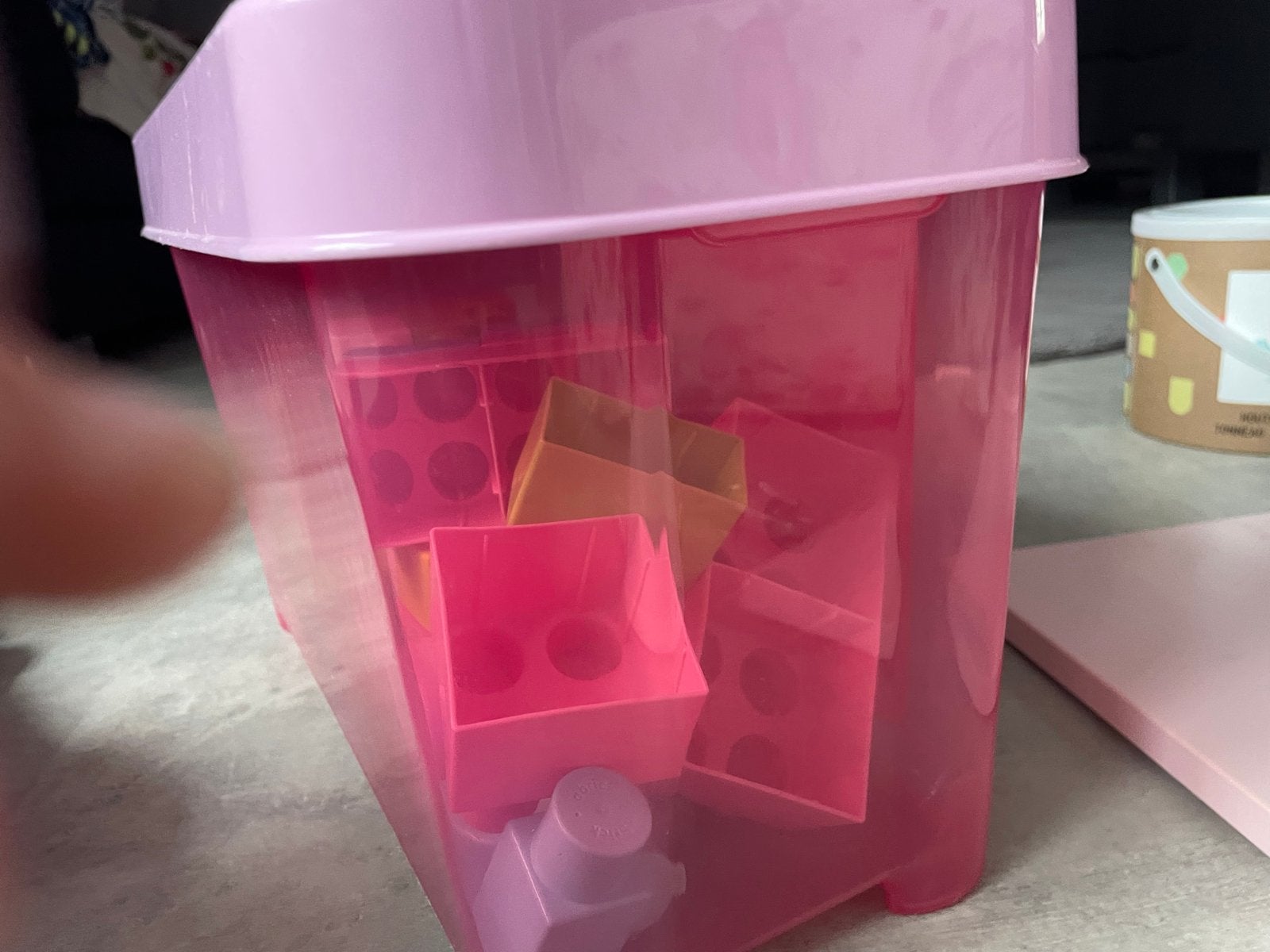 Abrick Ecoiffier Bouwblokken Set 50 Stuks Roze, Ophalen of Verzenden, Gebruikt, Abrick