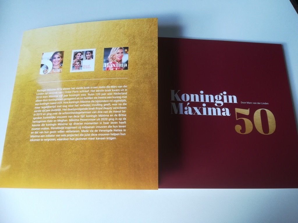 NIEUW : Koningin Maxima 50 jaar., Ophalen of Verzenden, Zo goed als nieuw, Overige typen