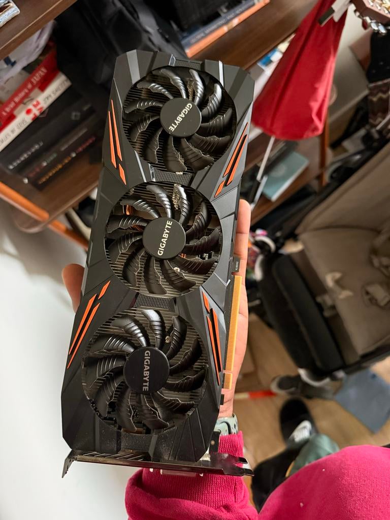 GTX 1070 G1 Gaming 8GB GPU, Computers en Software, Videokaarten, PCI-Express 3, Gebruikt, HDMI, Ophalen of Verzenden