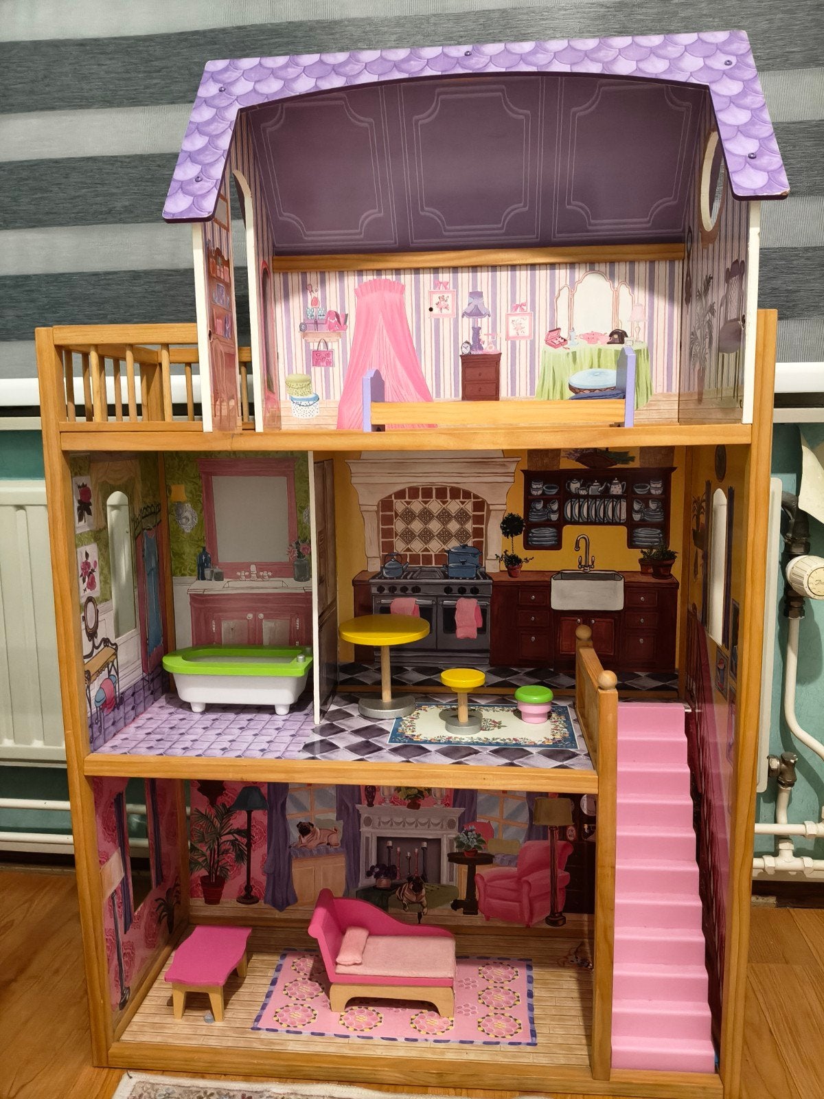 Poppenhuis, Kinderen en Baby's, Speelgoed | Poppenhuizen, Ophalen, Zo goed als nieuw, Poppenhuis