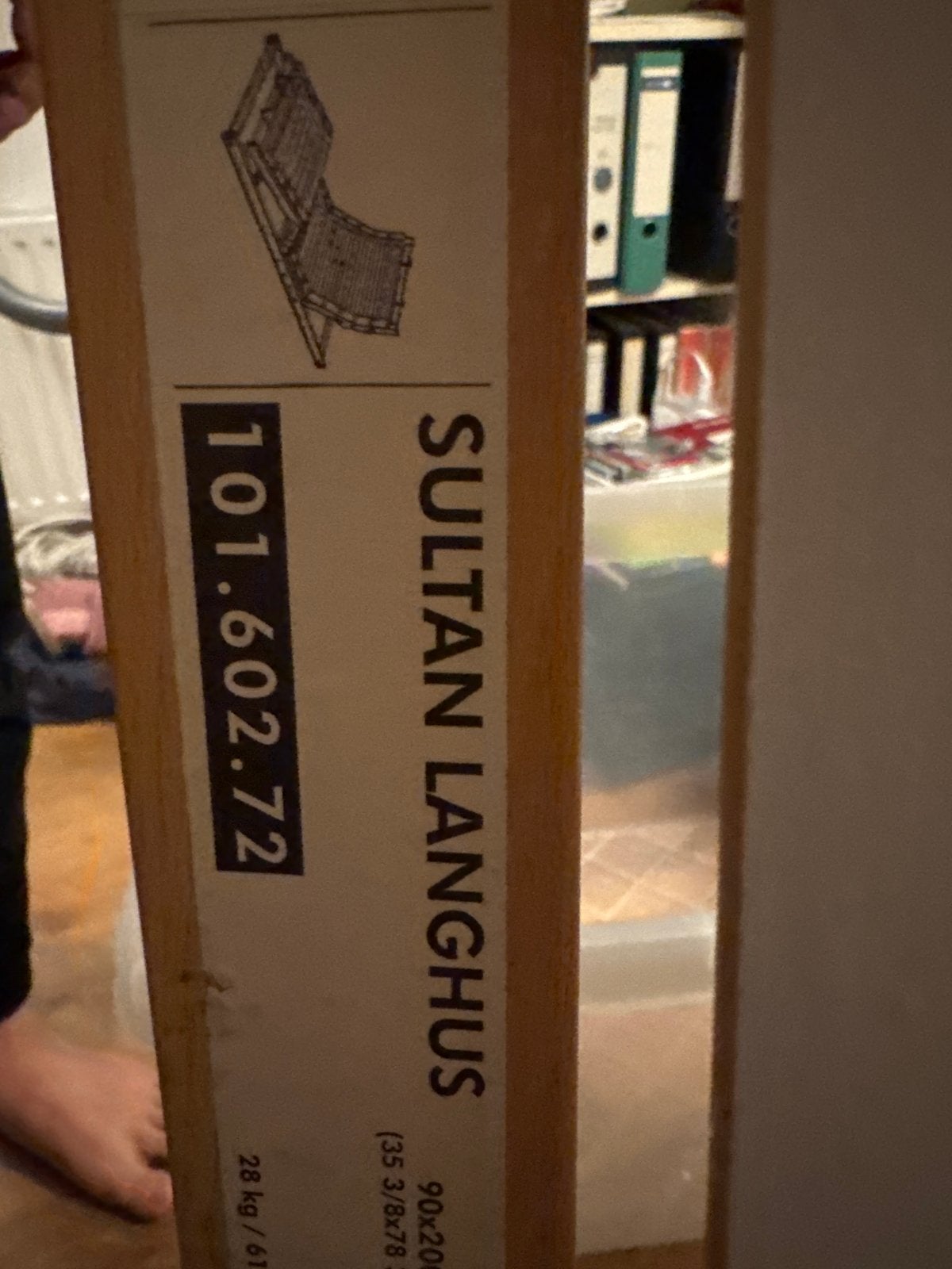 IKEA SULTAN LANGHUS lattenbodem 90x200 cm, Ophalen, Gebruikt, 90 cm, Eenpersoons