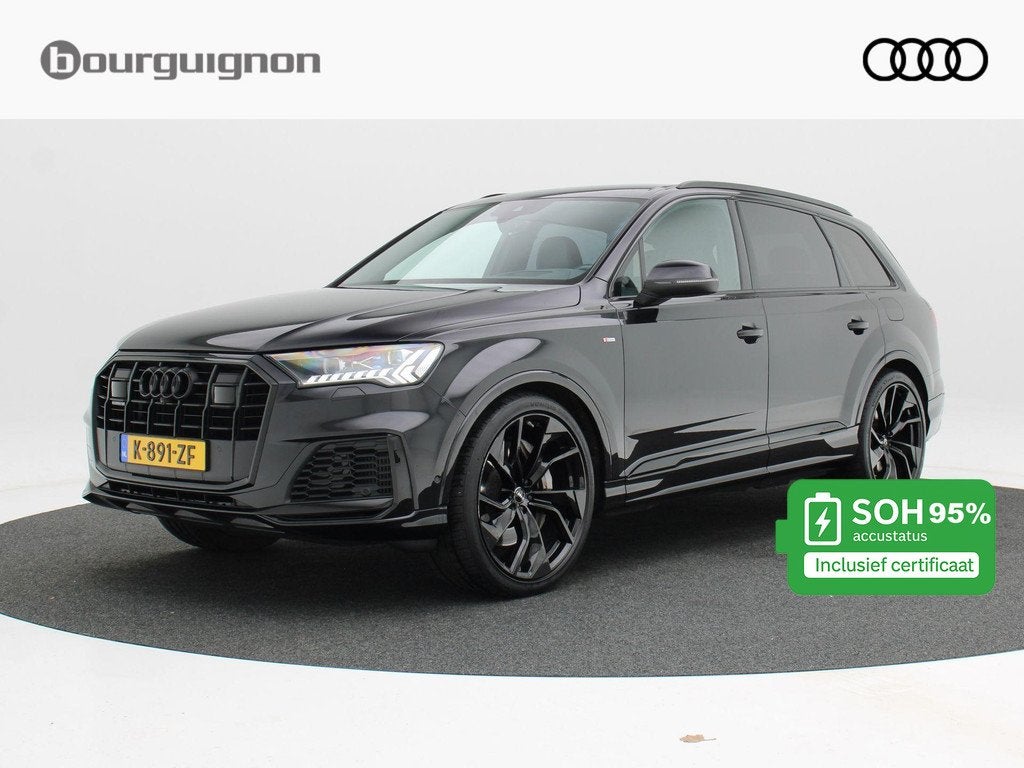 Audi Q7 55 TFSi e quattro S-Line 340 Pk Automaat | Luchtveri, Auto's, Audi, Bedrijf, Te koop, Q7, 4x4, ABS, Airbags, Airconditioning