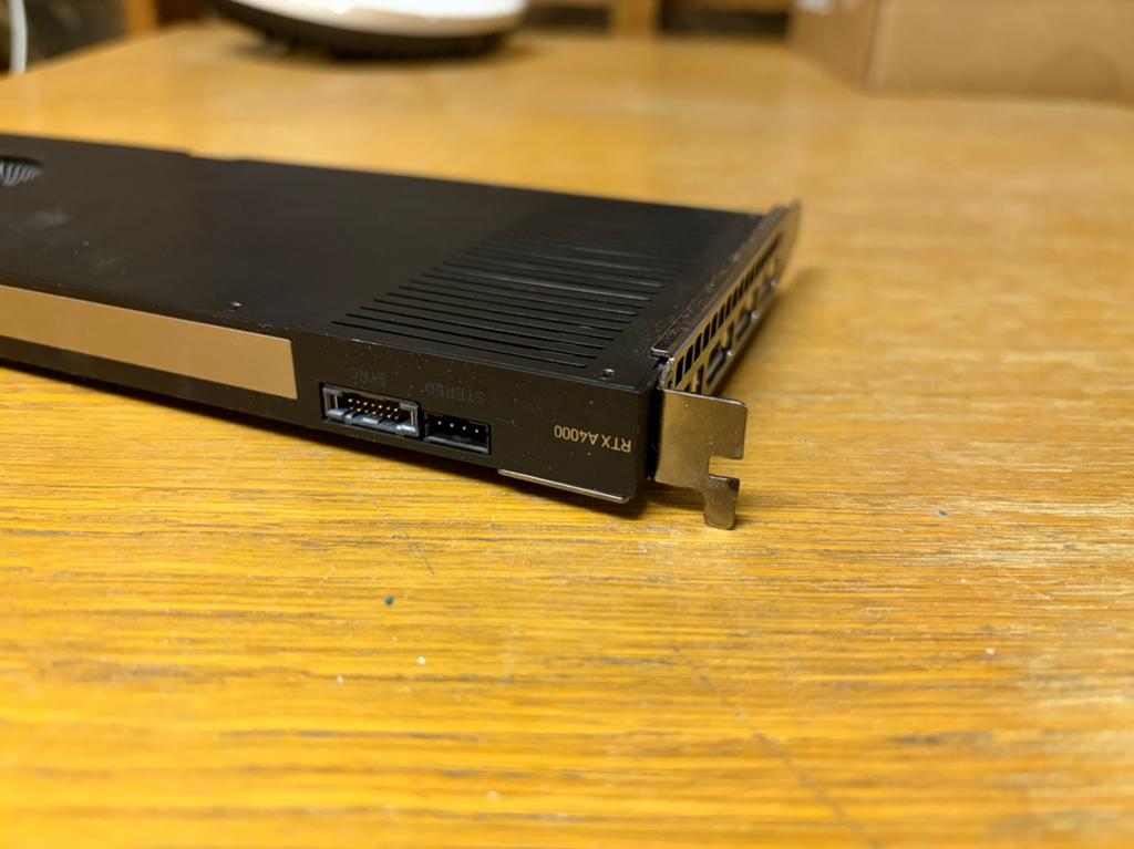 Nvidia RTX A4000, Computers en Software, Videokaarten, Ophalen of Verzenden, Zo goed als nieuw, GDDR6, PCI-Express 3