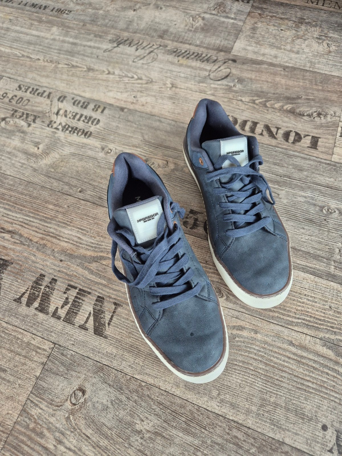 MC Gregor heren schoenen maat 43 - Zo goed als nieuw, Blauw, Ophalen of Verzenden, MC Gregor, Sneakers of Gympen