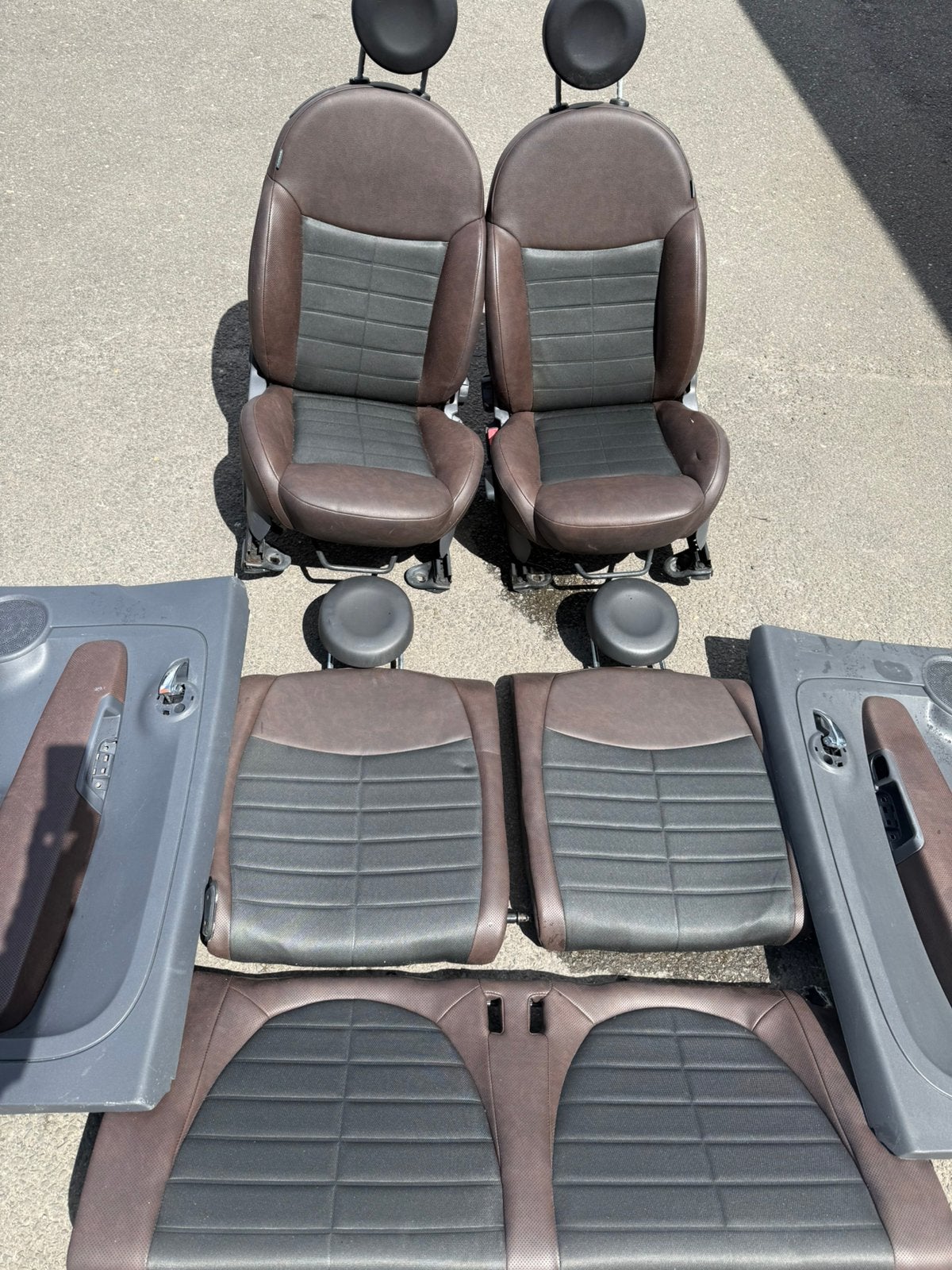 Interieur fiat 500 half leer, Ophalen of Verzenden, Nieuw, Fiat