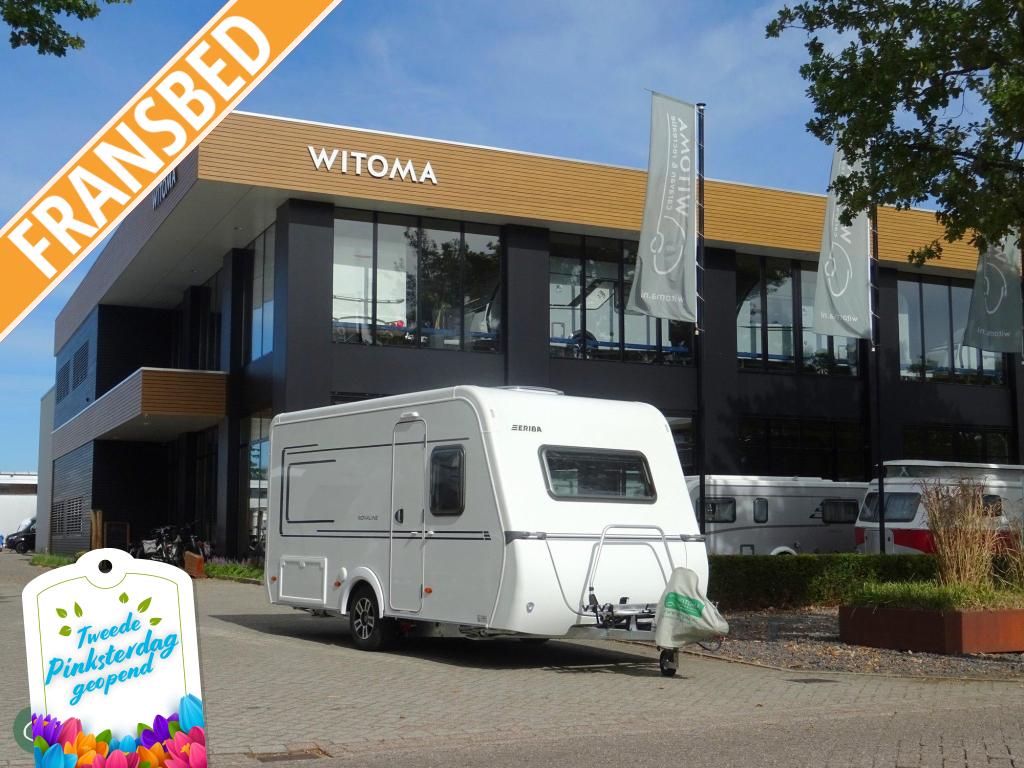Eriba Novaline 465 2de pinksterdag open huis, Caravans en Kamperen, Caravans, Standaardzit, Bedrijf, Tot en met 3, Overige typen