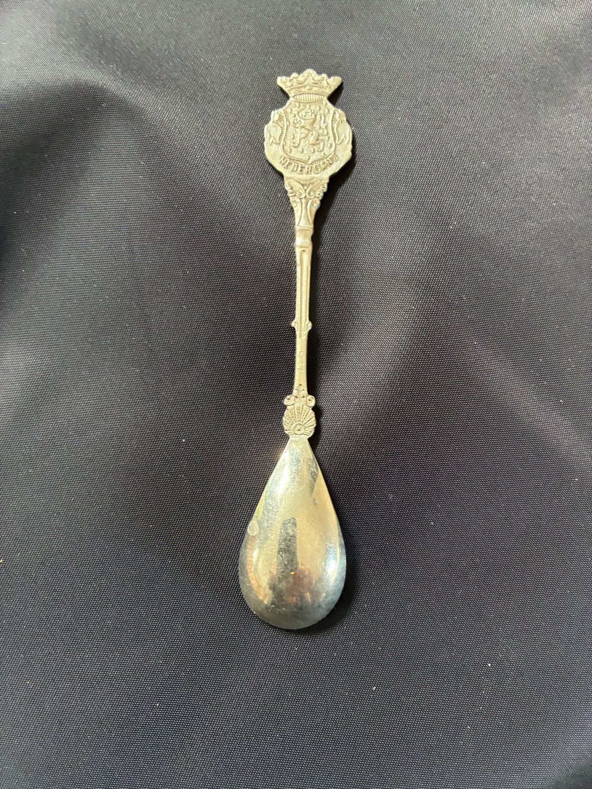 Vintage verzilverde herinneringslepel 'Sneek', Ophalen of Verzenden