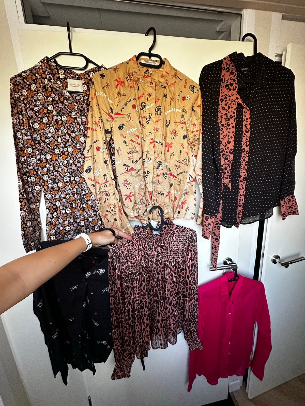6 blouses Scotch & Soda, Ophalen of Verzenden, Nieuw, Maat 36 (S), Zwart