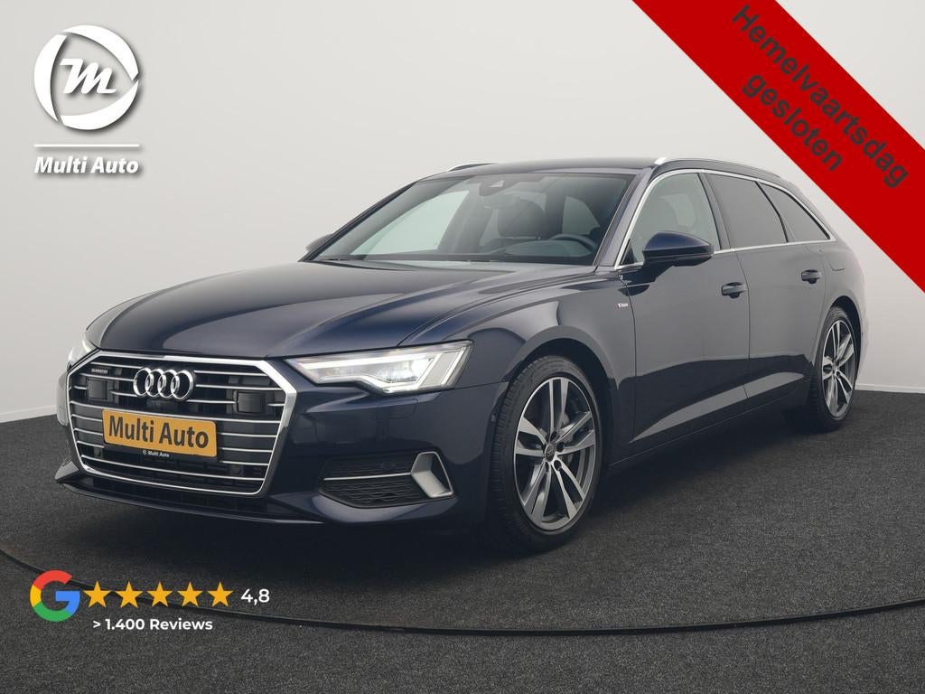 Audi A6 Avant 50 TFSI e Quattro S Line PHEV 300pk Dealer O.H, Automaat, 77 km/l, Gebruikt, 4 cilinders