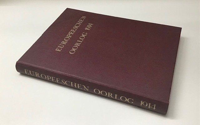 Gedenkboek: van den Europeeschen Oorlog in 1914, Ophalen of Verzenden, 20e eeuw of later, Zo goed als nieuw