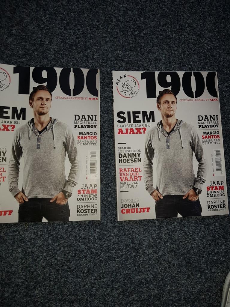 Ajax 1900 Tijdschriften - Nette Staat, Boeken, Tijdschriften en Kranten, Ophalen of Verzenden, Zo goed als nieuw, Sport en Vrije tijd