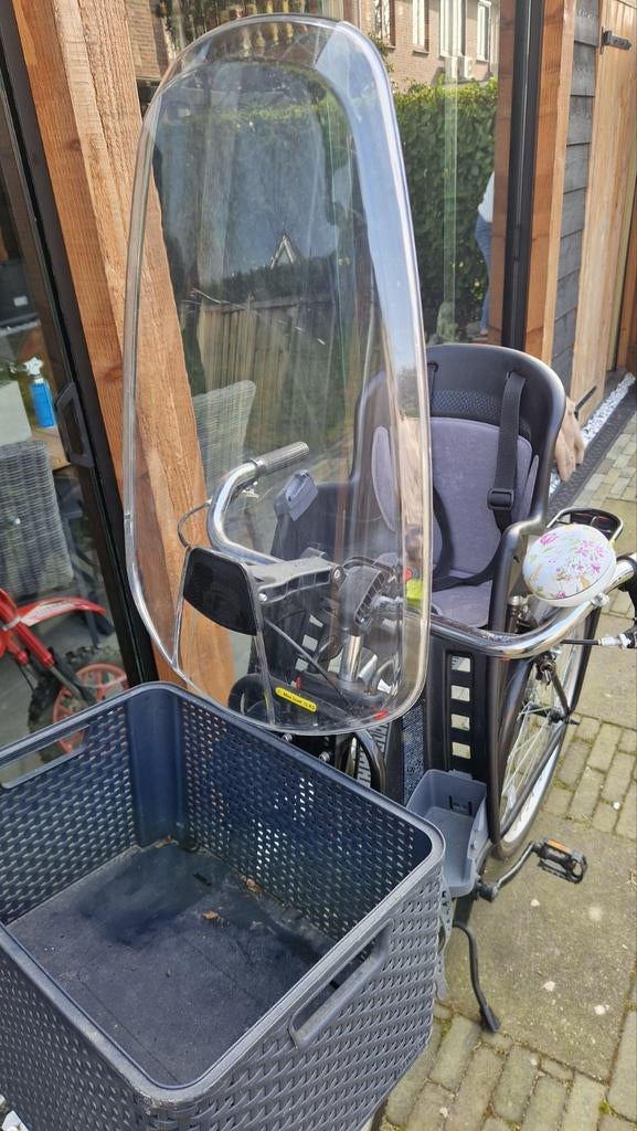 Bobike voorzitje met windscherm, 0 t/m 18 kg, Voorzitje, Ophalen of Verzenden, Bobike