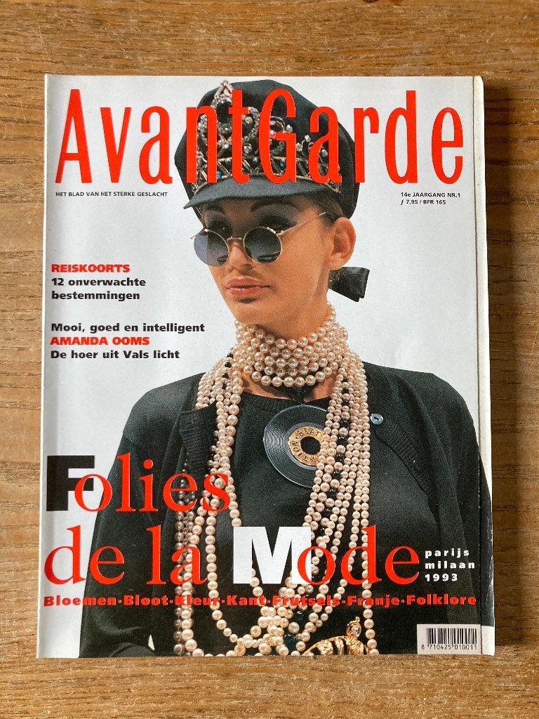 Vintage Avantgarde 01-1993 magazine glossy tijdschrift, Boeken, Ophalen of Verzenden, Zo goed als nieuw, Glossy