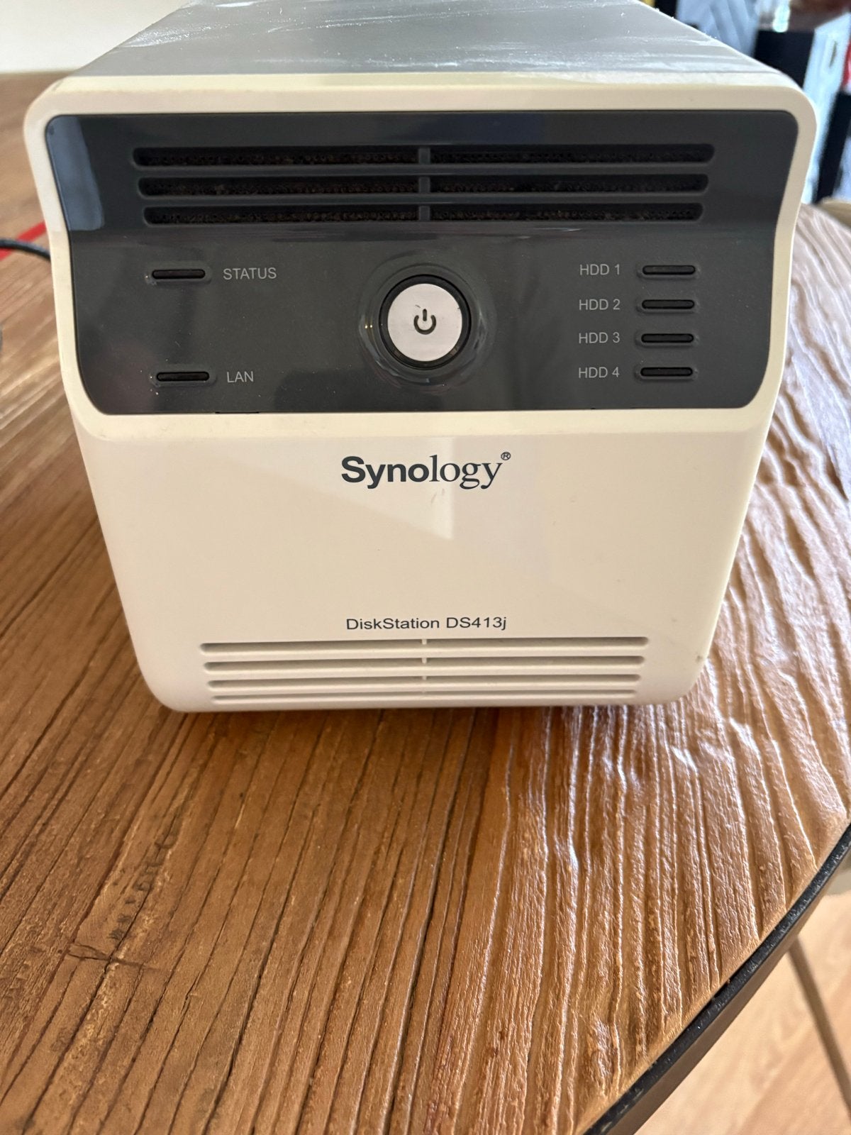 Synology DiskStation DS413j NAS met 14TB (2x4 en 2x3) opslag, Computers en Software, NAS, Ophalen, Gebruikt