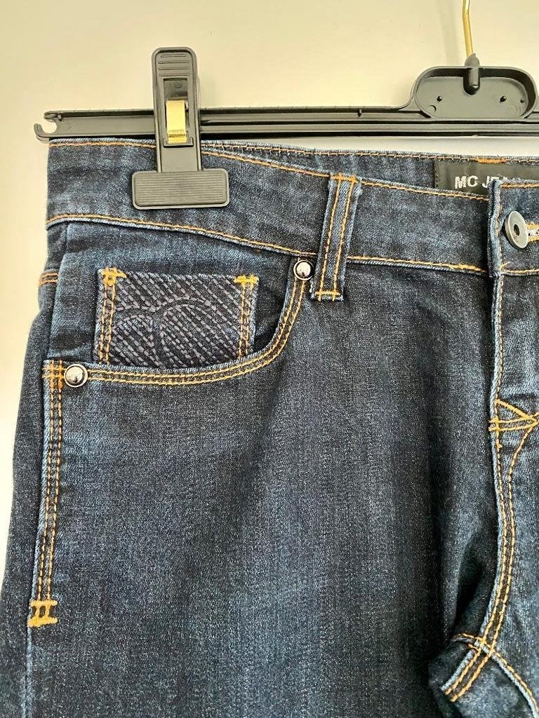 E1026 MC Jeans mt. 28=S=36 spijkerbroek broek spijker blauw, Blauw, Ophalen of Verzenden, Zo goed als nieuw, MC Jeans