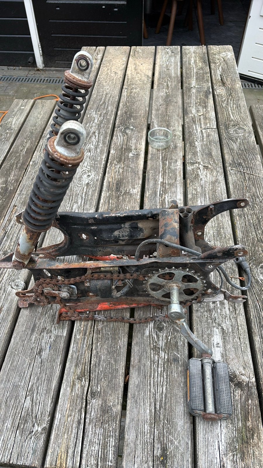Honda Camino achterbrug + veren,standaard,trappers en bobine, Ophalen of Verzenden, Gebruikt, Overige typen
