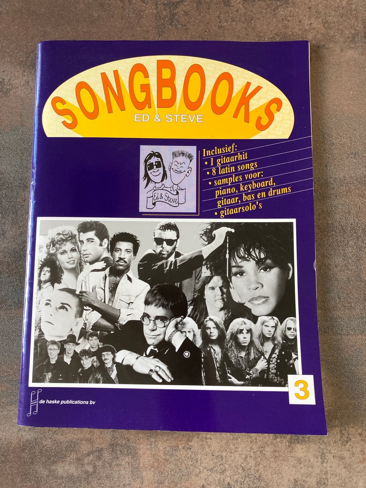 Songbooks Ed & Steve 3 - Gitaar, Piano, Drums, Bas, Zang, Ophalen of Verzenden, Zo goed als nieuw, Piano, Thema