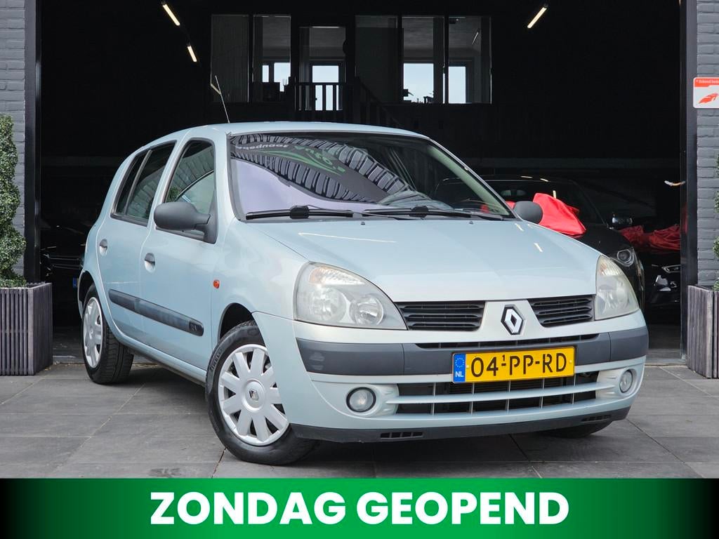 Renault Clio 1.2-16V Authentique|1e eig|NAP|Airco|El.Ramen, Auto's, Voorwielaandrijving, Stof, Gebruikt, 4 cilinders