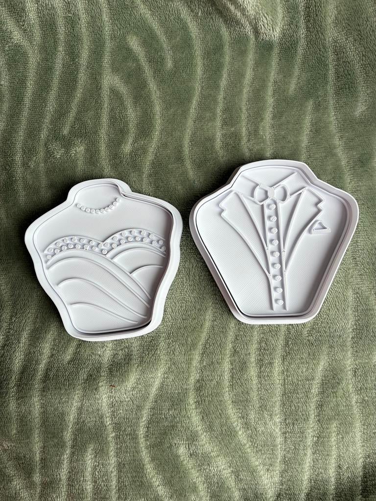 Bruiloft koekjes vormen, Ophalen of Verzenden, Nieuw, Taarten of Cupcakes, Versiering