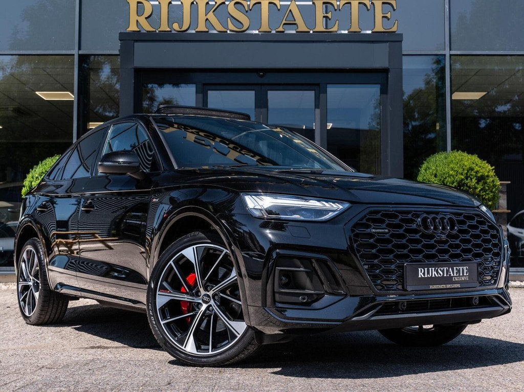 Audi Q5 Sportback 55 TFSI e S-Line Competition|PANO|RS SEATS, Auto's, Automaat, Gebruikt, 4 cilinders, Automatische klimaatregeling