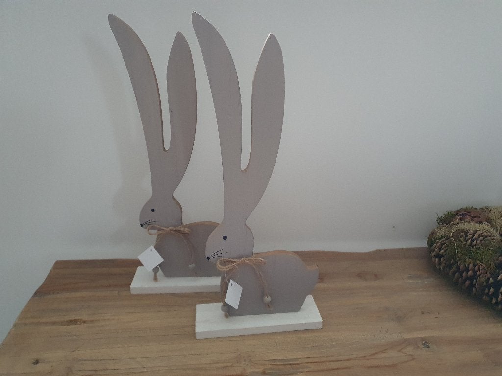 Houten haas met lange oren, Diversen, Pasen, *, *, Nieuw, Ophalen of Verzenden