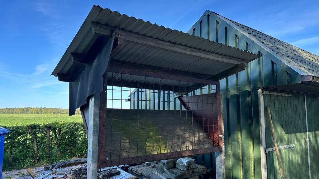 Hooiruif met dakje, Toebehoren, 4 paarden of pony's of meer