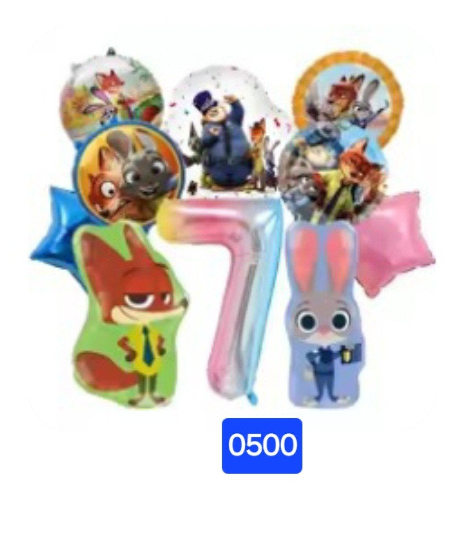 Zootropolis Zootopia GRATIS VERZENDING, Ophalen, Nieuw, Versiering, Verjaardag