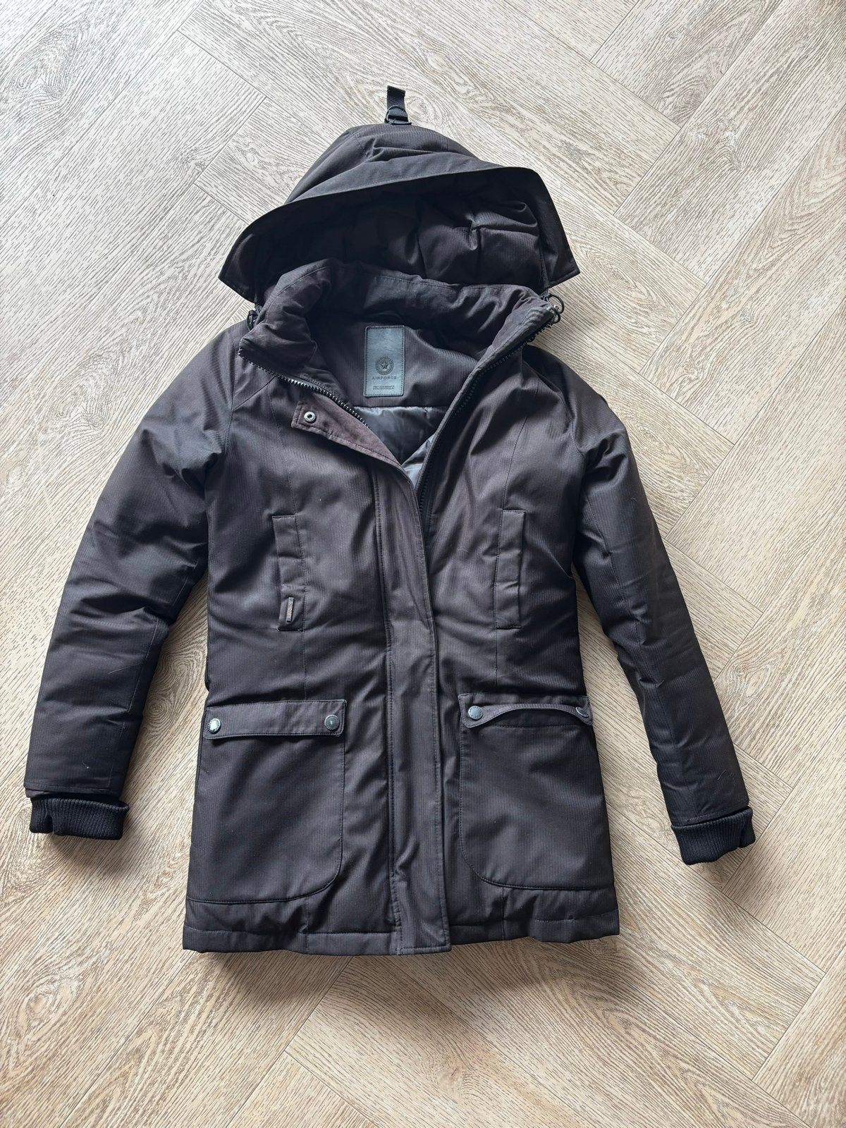 Airforce winterjas dames XS, Ophalen of Verzenden, Gedragen, Maat 34 (XS) of kleiner, Zwart