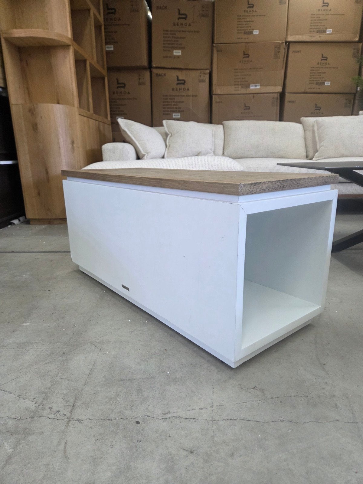 Salontafel Lake House Eikenhout, 100 x 40cm Riviera Maison, Ophalen