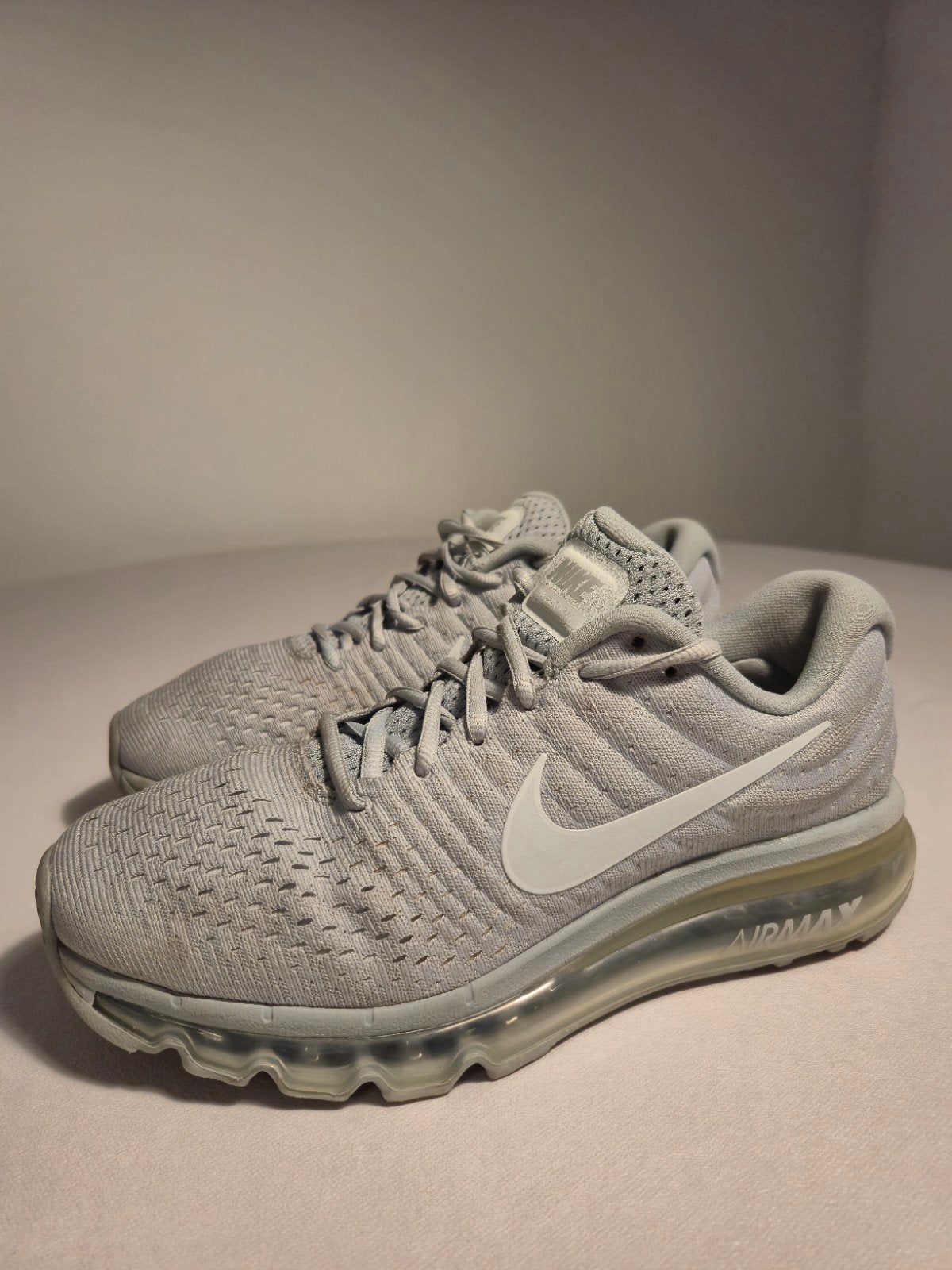 Nike Air Max sneakers maat 39 - Gedragen, goede staat, Nike, Ophalen of Verzenden, Sneakers of Gympen, Grijs